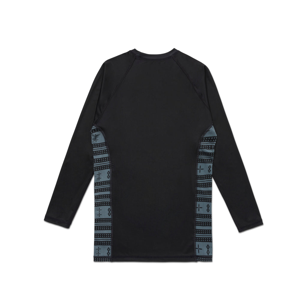 A&P THAQAFA LS RASHGUARD BLACK