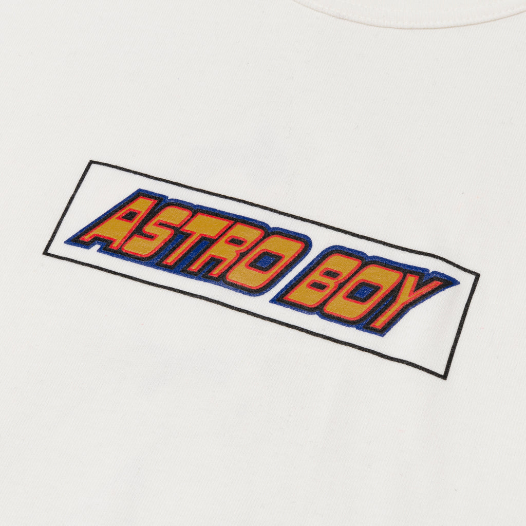 A&P x ASTRO BOY BOX LOGO TEE WHITE