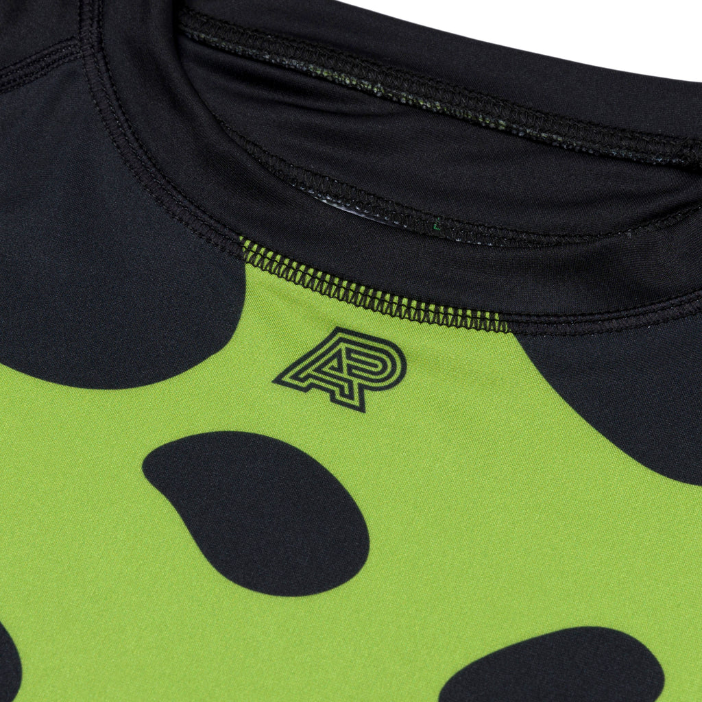 A&P DART CAMO SS RASHGUARD BLACK/GREEN