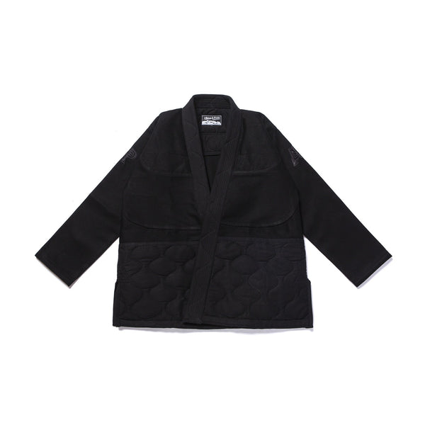 A&P B99 QUILTED KIMONO BLACK